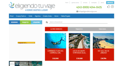 Desktop Screenshot of eligiendotuviaje.com